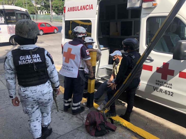Ciclista resulta lesionado tras ser impactado por conductor en Veracruz