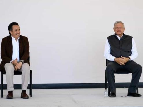 Veracruz tiene un gobernador honesto y con convicciones: AMLO