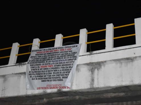 Justicieros lanzan advertencia contra delincuentes en sur de Veracruz