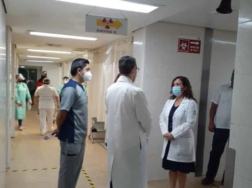 Supervisan hospitales híbridos en IMSS Veracruz Sur