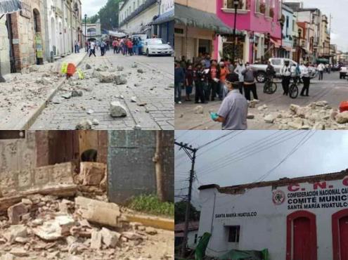 Sube a cinco la cifra de fallecidos en Oaxaca tras sismo de 7.5