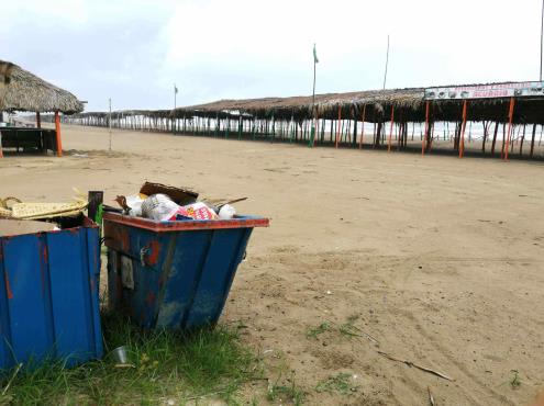 Contaminación de playas en Tuxpan regresa tras reapertura