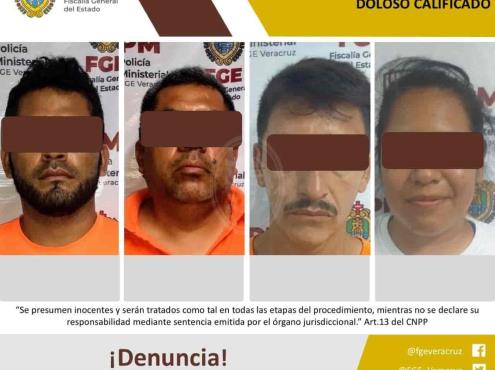 Ministeriales detienen a 4 presuntos homicidas en Coatzacoalcos