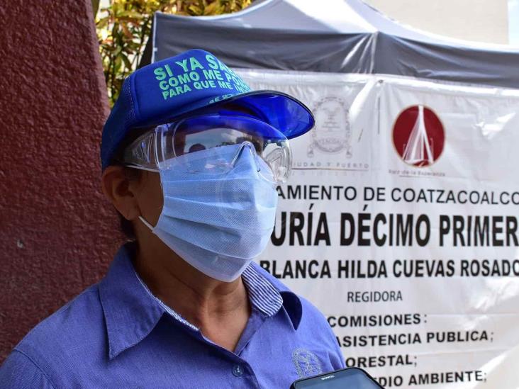 Instalan primera carpa sanitizadora en IMSS 36 de Coatzacoalcos