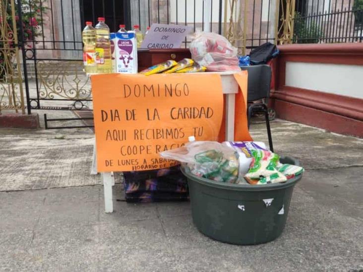 Iglesia colecta alimentos para distribuir entre población de Río Blanco