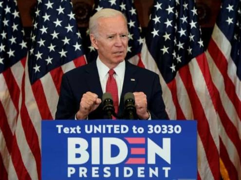 Biden dice que si gana la presidencia retornará en su “primer día” a EU con la OMS