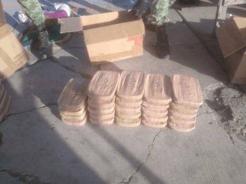Decomisan en Sinaloa 53 kilos de metanfetaminas