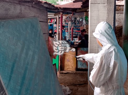 Abandonan en mercado de Agua Dulce un colchón infectado de Coronavirus