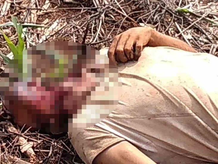 En Soteapan localizan cuerpo de campesino con un disparo y degollado