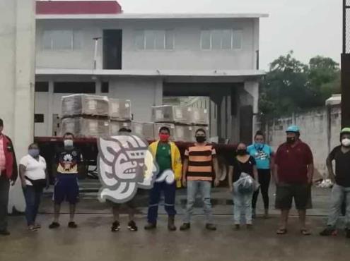 Trabajadores de Agua Dulce realizan paro frente a Neptuno 5; piden pagos justos