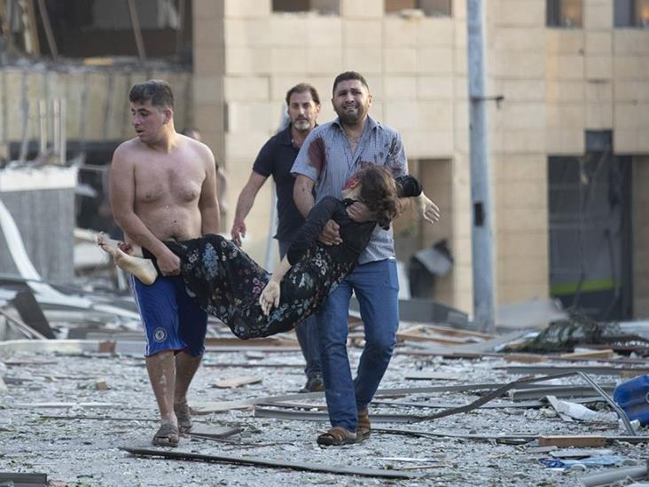 Catástrofe en Beirut deja al menos 25 muertos y 2.500 heridos