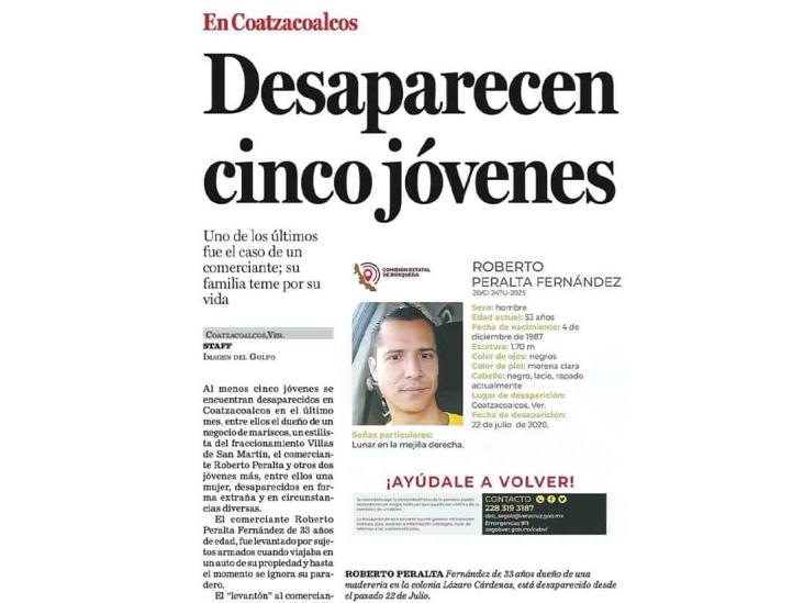 Encuentran con vida a hombre desaparecido en Coatzacoalcos