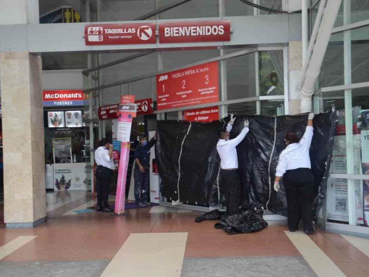 Muere señora en instalaciones del ADO Veracruz
