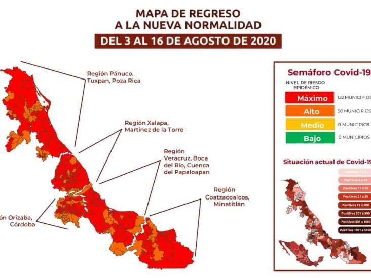 COVID-19: 23,694 confirmados en Veracruz y 3,078 defunciones