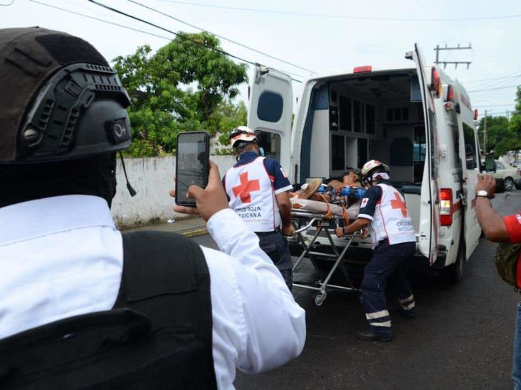 Se registra riña entre tres hombres dejando a uno herido en Veracruz