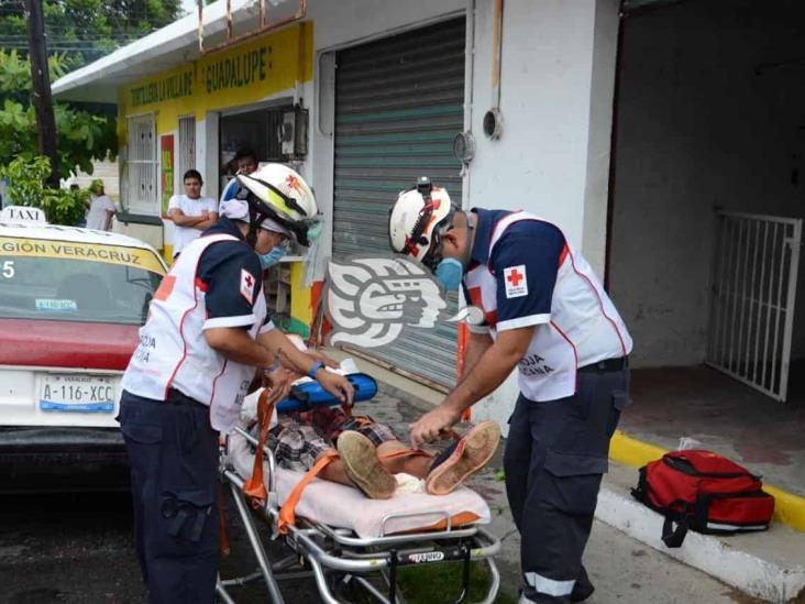 Se registra riña entre tres hombres dejando a uno herido en Veracruz