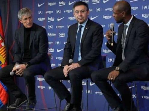Quique Setién es destituido como director técnico del Barça