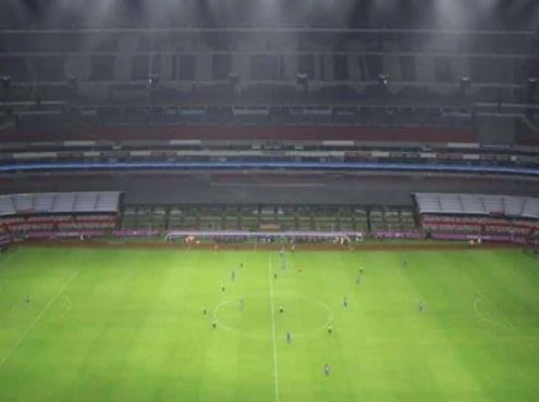 Nuevo alumbrado del Estadio Azteca está casi listo para América vs Rayados