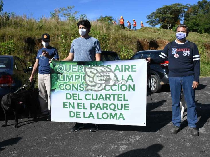 Triunfa protesta ciudadana contra cuartel de la GN en Xalapa
