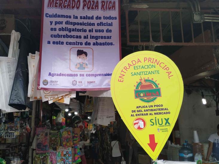 Retiran vallas metálicas en el centro de Poza Rica