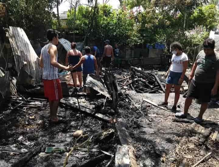 Incendió deja a humilde familia sin nada en Alvarado