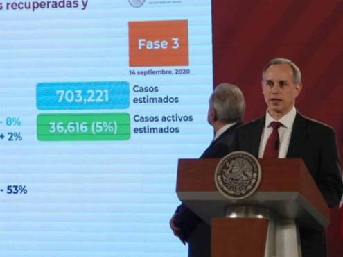 México suma siete semanas con tendencia a la baja de Covid: Gatell