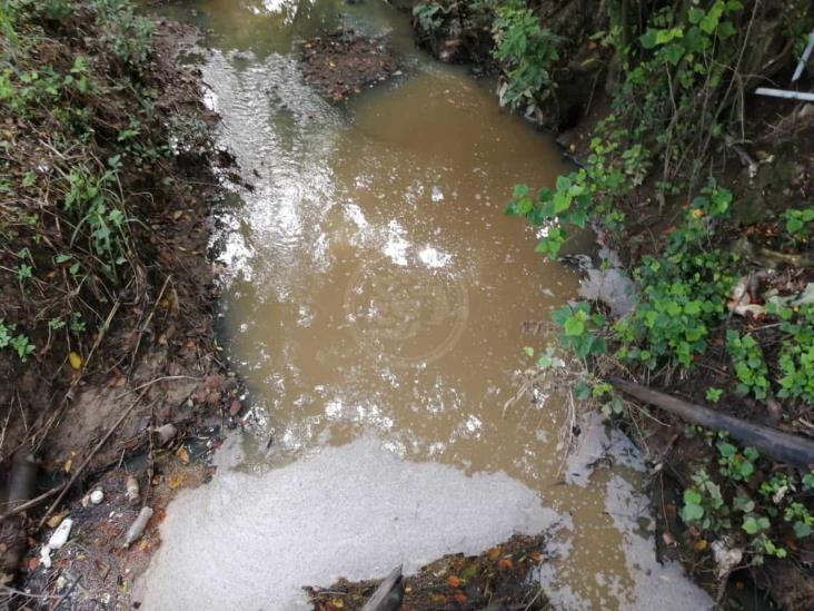 Contaminación del arroyo afecta a habitantes de Ixhuatlán del Sureste