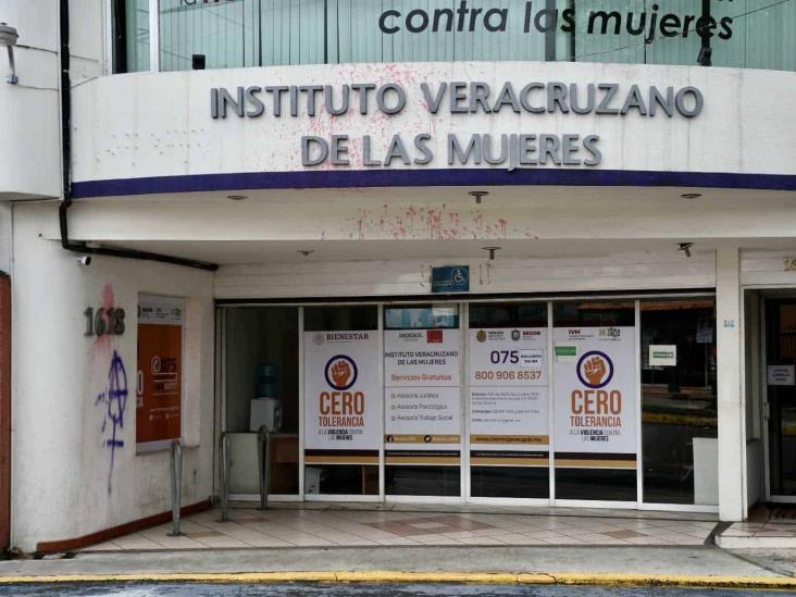 Vandalizan Instituto Veracruzano de las Mujeres