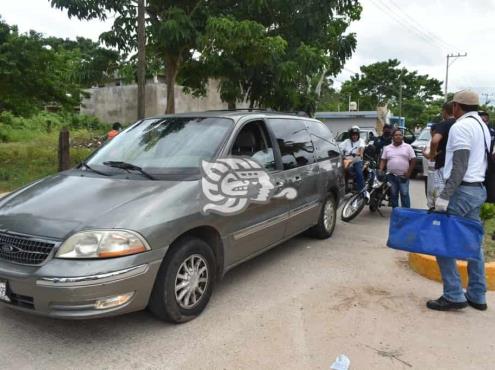 Tres heridos el saldo de dos choques en Acayuca y Oluta