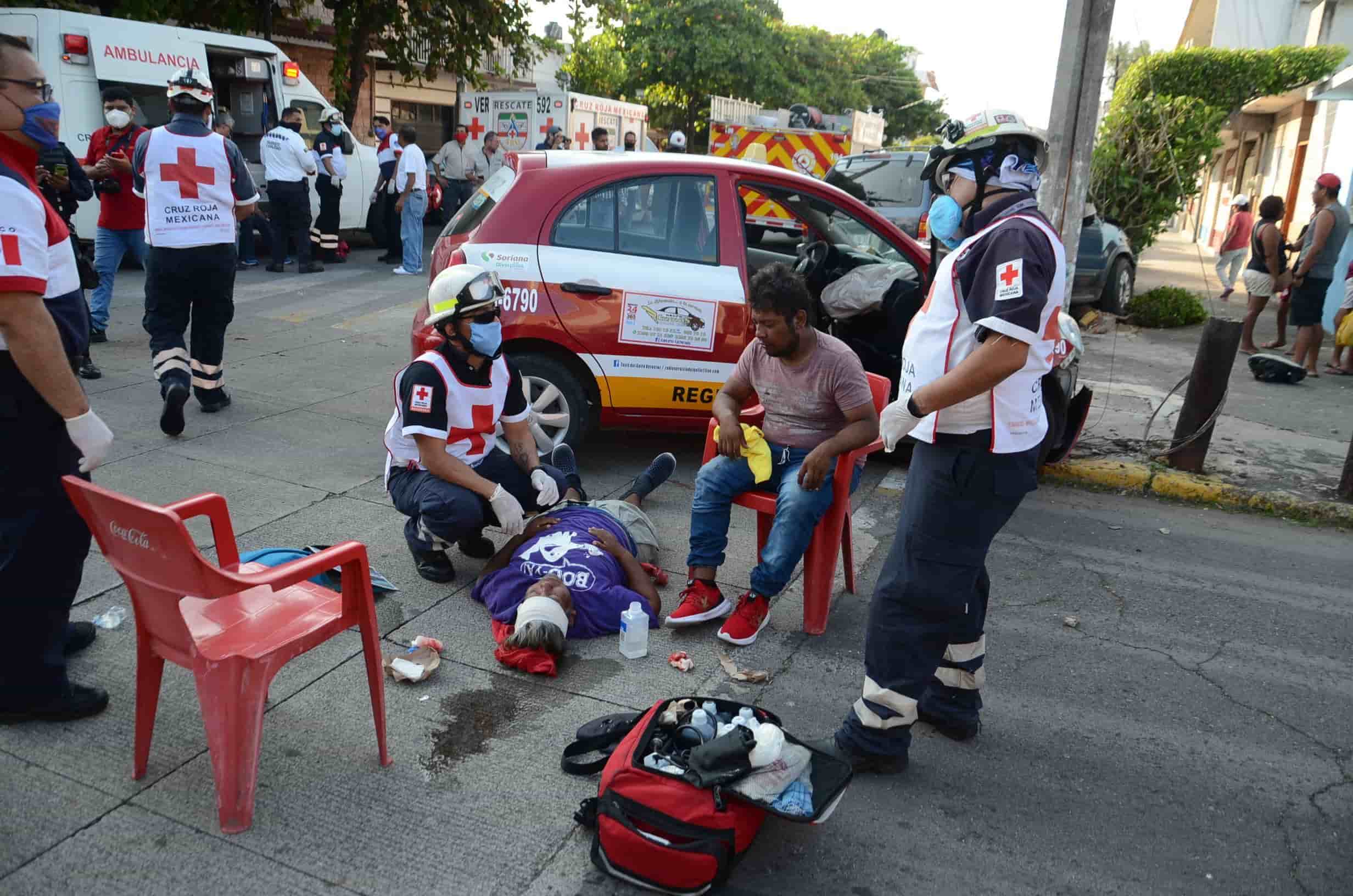 Se Registra Fuerte Accidente En Veracruz Deja Al Menos Tres Personas Lesionadas