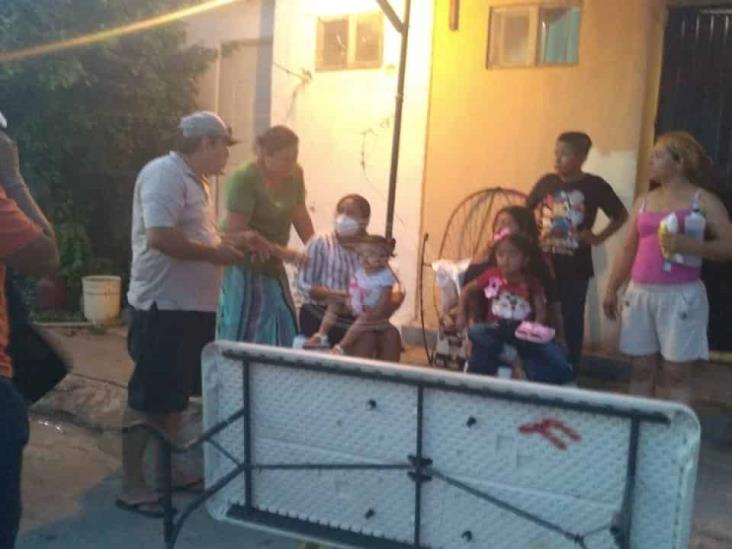 Ebrio conductor arrasa con festejo de Baby Shower en Coatzacoalcos; 6 heridos