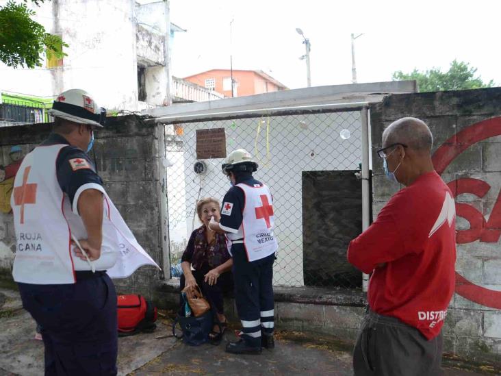 Se registra accidente en calles de Veracruz