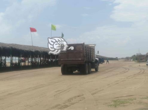 Señalan a Termoeléctrica por robar arena de playas de Tuxpan