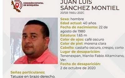 Desaparece director del DIF Juan Luis Sánchez Montiel; piden ayuda para localizarlo