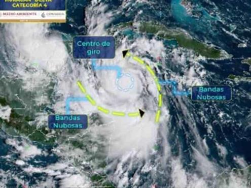 Alerta Roja para Quintana Roo y Yucatán por Delta