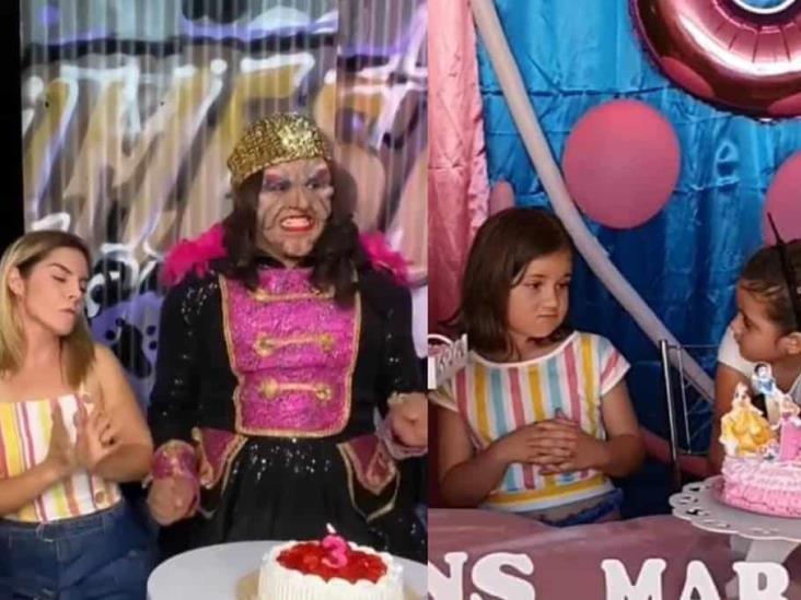 Karla Panini recrea video de la niña soplando al pastel y las redes la odian aún más