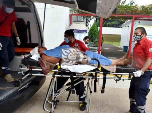 Disparan y golpean a tres varones en localidad de Quiamoloapan de Acayucan