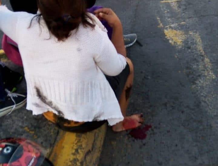 Urbanos atropella a familia que caminaba por calles de Veracruz