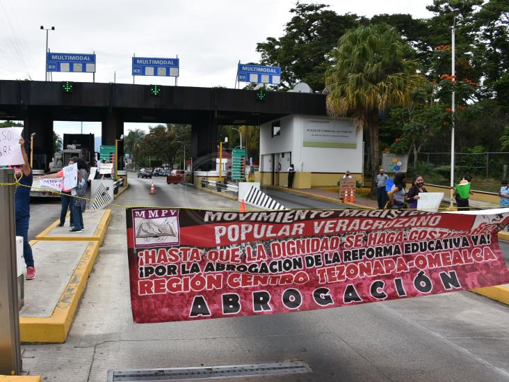 Protesta MMPV en caseta de Fortín