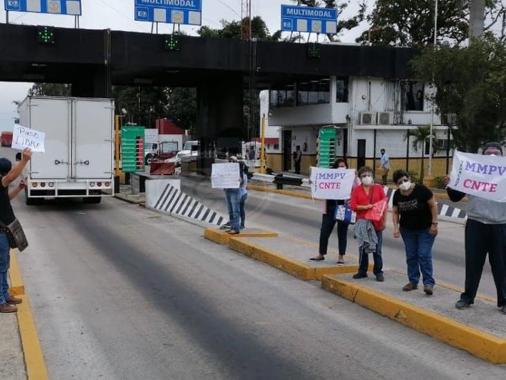 Protesta MMPV en caseta de Fortín