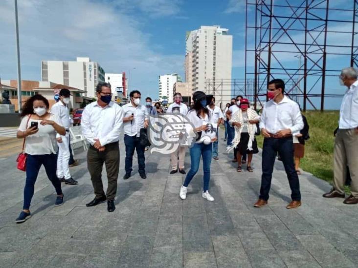 Manifestación pacífica en Boca del Río en memoria de Florisel Ríos