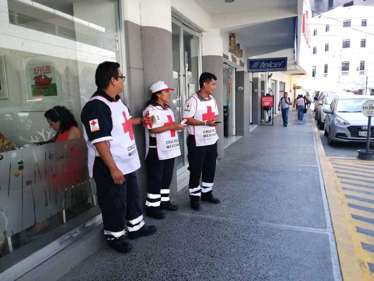 Van empresarios en apoyo a la Cruz Roja en Tuxpan