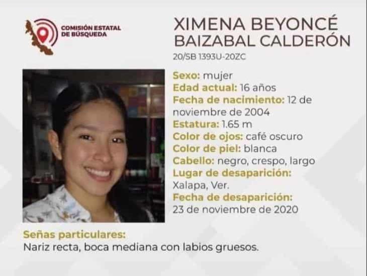 Encuentran con vida a Ximena, joven desaparecida en Xalapa