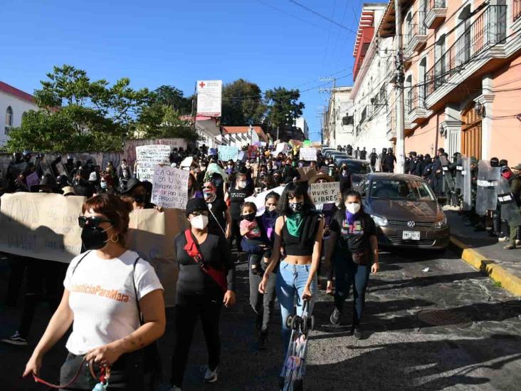 #25N: desde Xalapa, exigen poner alto a la violencia contra la mujer