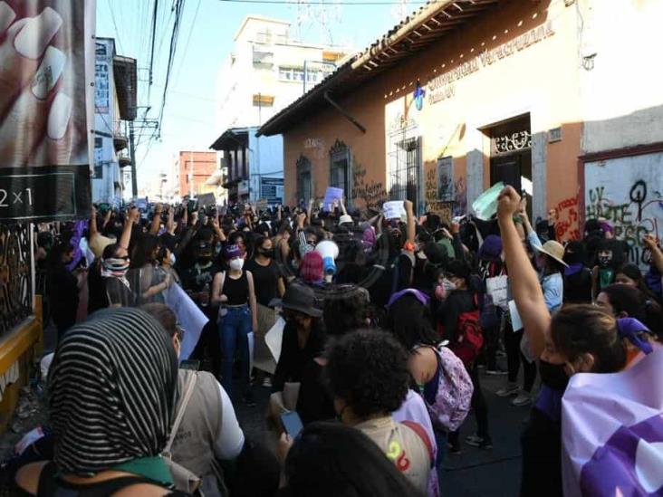 #25N: desde Xalapa, exigen poner alto a la violencia contra la mujer