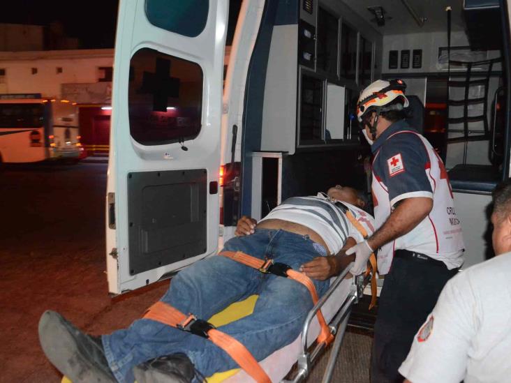Se registra fuerte accidente en calles de Veracruz