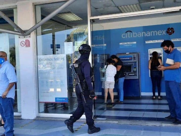 Registra Veracruz al menos tres asaltos en sucursales bancarias
