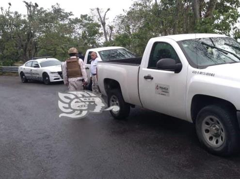 Secuestran a petrolera en la autopista Nuevo Teapa- Cosoleacaque
