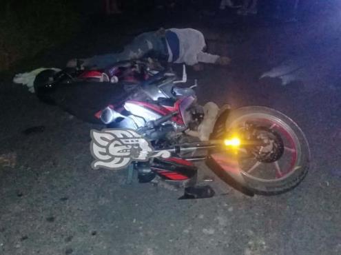 Muere motociclista al derrapar en Rodríguez Clara