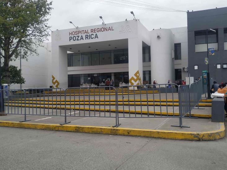Restringen acceso del Hospital Regional de Poza Rica
